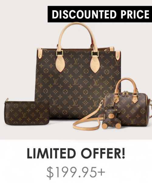 Big bag + Nano speedy + Gifts(Free LV Wallet + Free LV Silk Scarf)