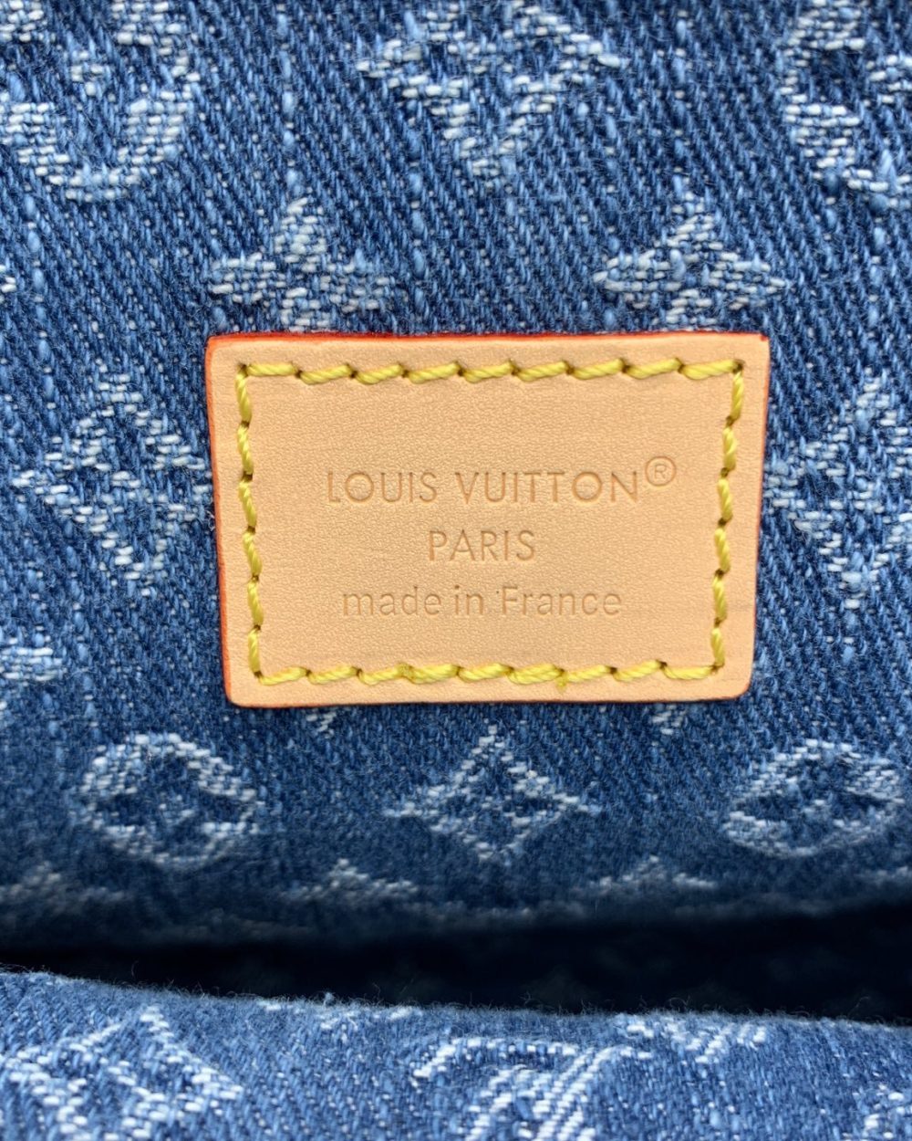 Louis Vuitton Blue Monogram Denim Dauphine Soft