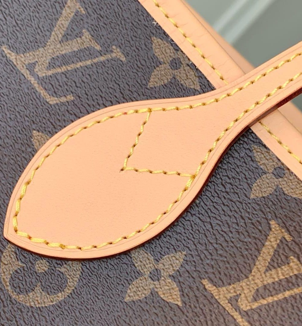 1:1 Replica Louis Vuitton LV Neverfull Bandoulière Inside Out MM Monogram Luxury Women Bag M12257 31cm/ 12.2in