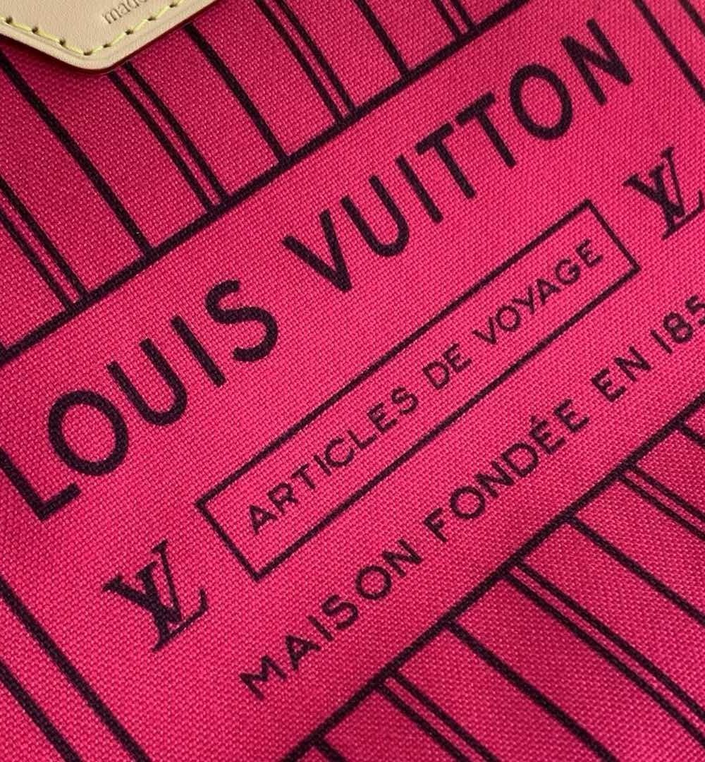 1:1 Replica Louis Vuitton LV Neverfull Bandoulière Inside Out MM Monogram Luxury Women Bag M12257 31cm/ 12.2in