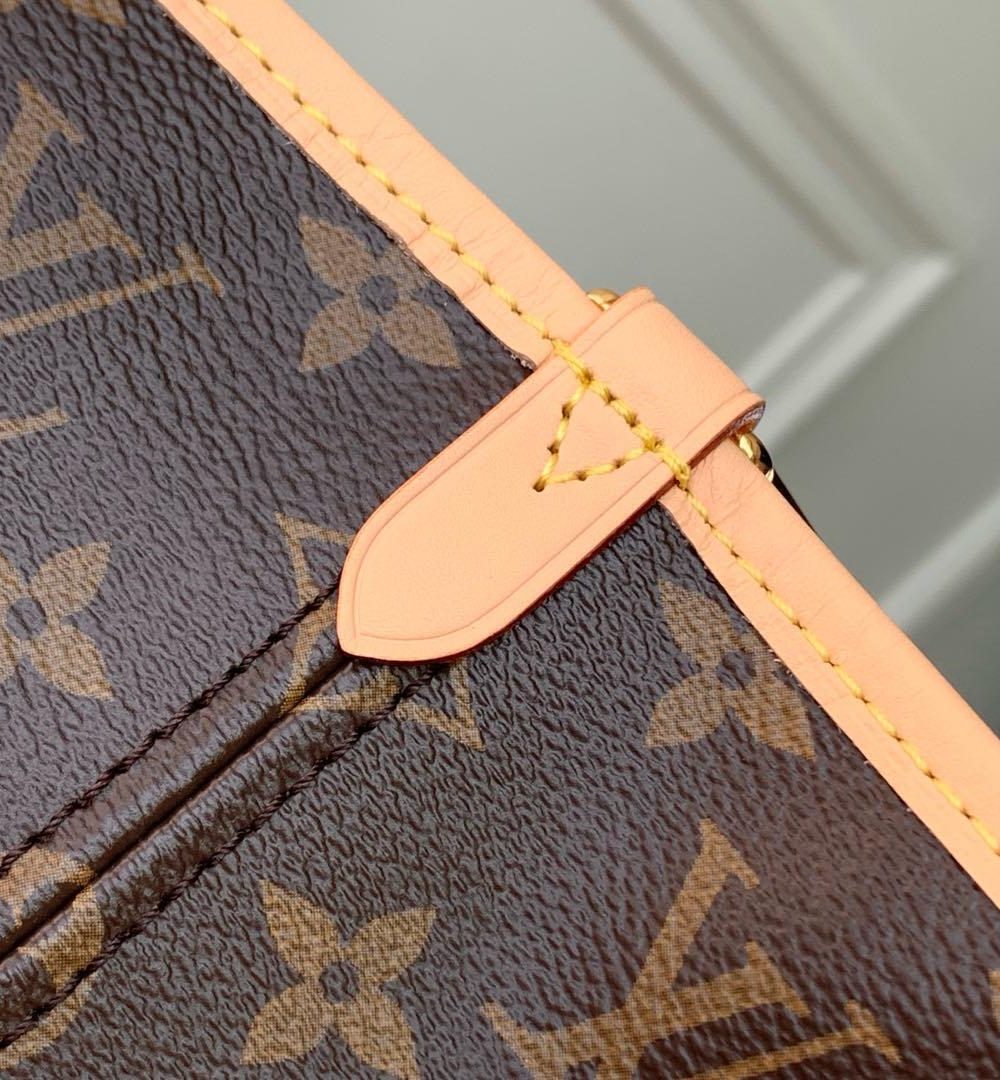 1:1 Replica Louis Vuitton LV Neverfull Bandoulière Inside Out MM Monogram Luxury Women Bag M12257 31cm/ 12.2in