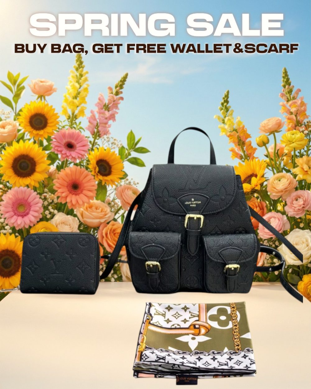 DBS-LC1027- Backup Monogram Empreinte Backpack Deal