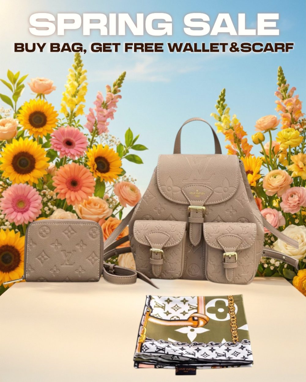 DBS-LC1028 - Backup Monogram Empreinte Backpack Deal