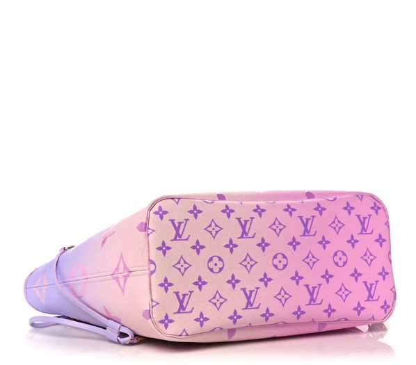 1:1 Replica Louis Vuitton LV Monogram Giant Spring In The City Neverfull MM Sunrise Pastel 12.5 inch