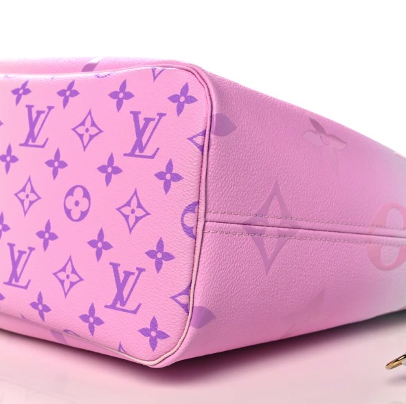 1:1 Replica Louis Vuitton LV Monogram Giant Spring In The City Neverfull MM Sunrise Pastel 12.5 inch