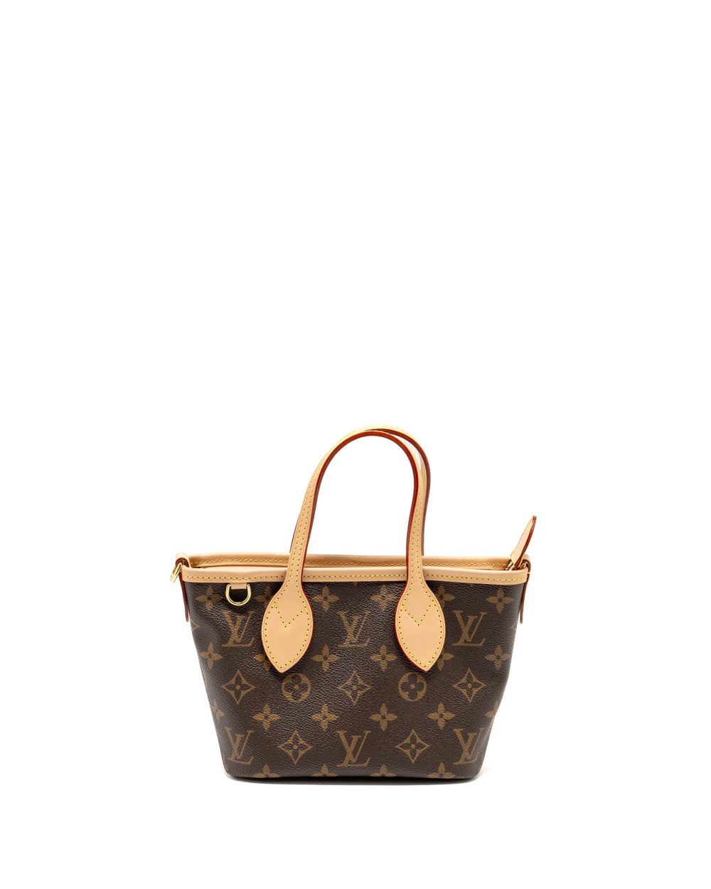 AAA Replica Louis Vuitton LV NEVERFULL BB BEIGE STRAP MONOGRAM CANVAS GHW