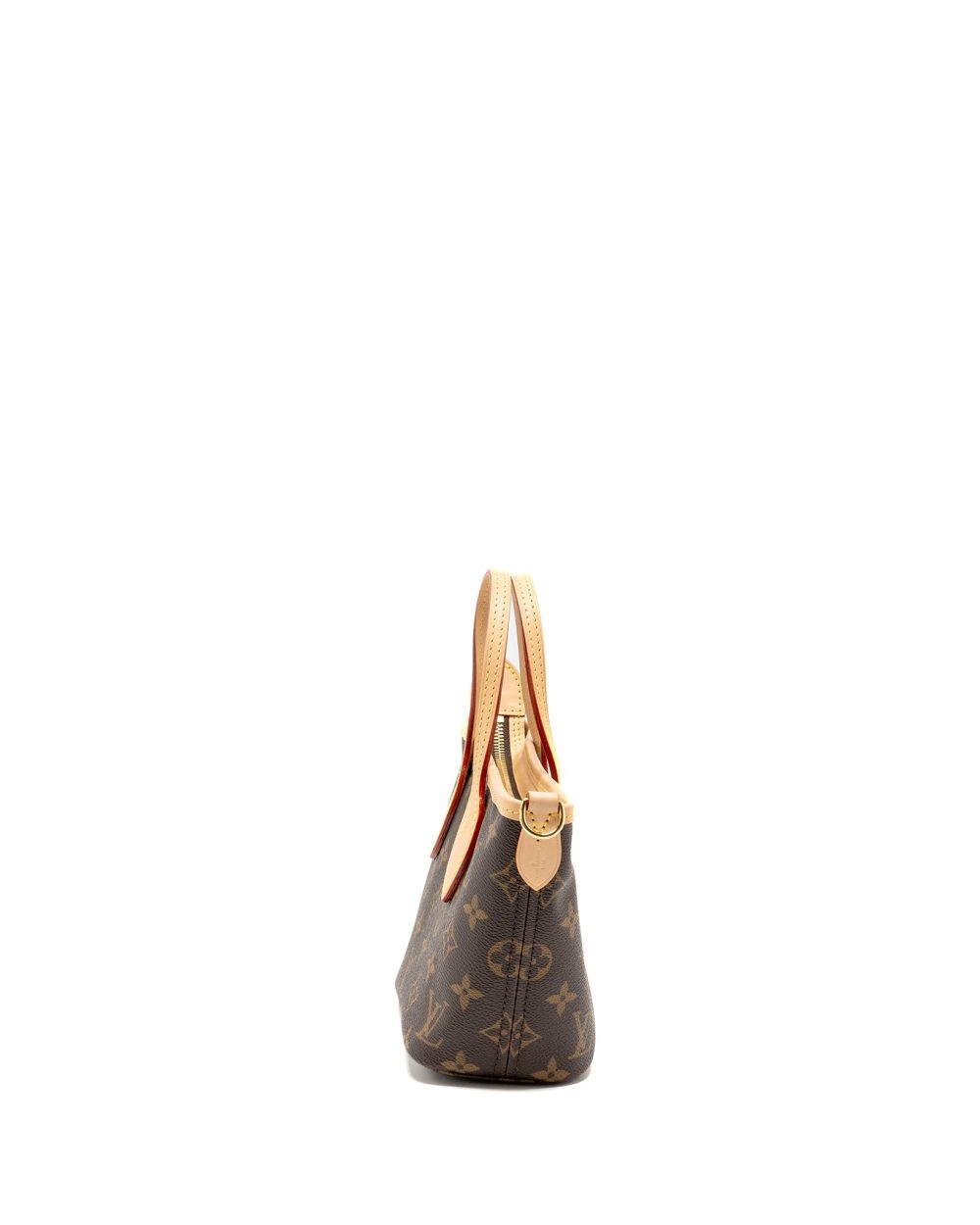 AAA Replica Louis Vuitton LV NEVERFULL BB BEIGE STRAP MONOGRAM CANVAS GHW