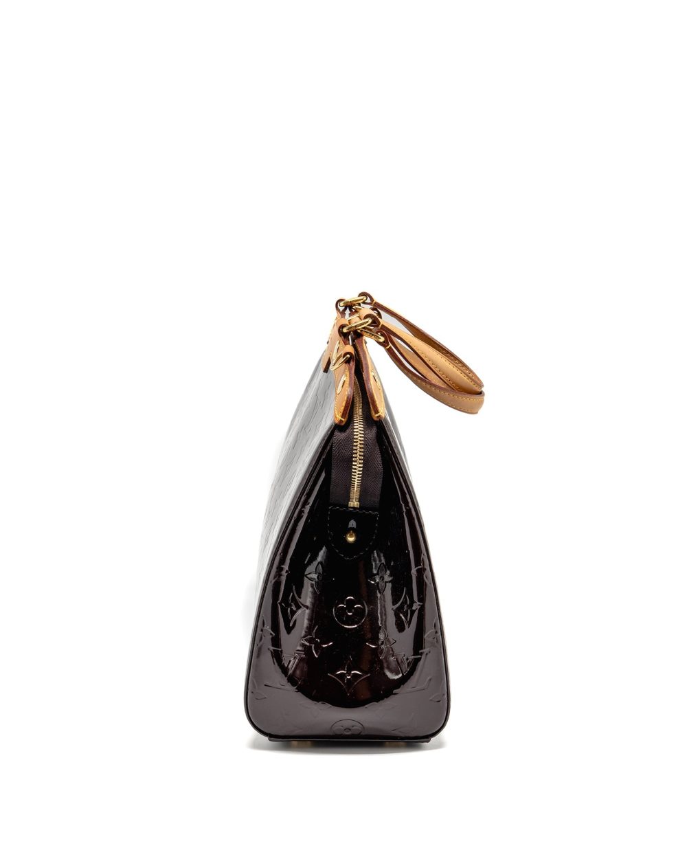 AAA Replica Louis Vuitton LV VERNIS BREA MM BAG MONOGRAM PATENT AMARANTE GHW