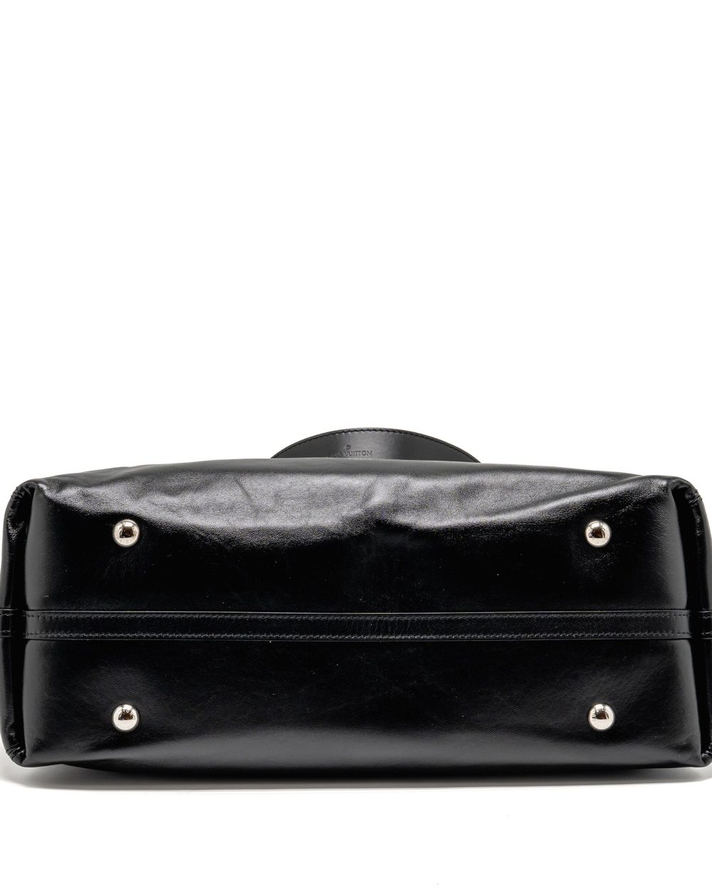 AAA Replica Louis Vuitton LV Carryall Vibe MM Lambskin/Monogram Canvas Black SHW M25143
