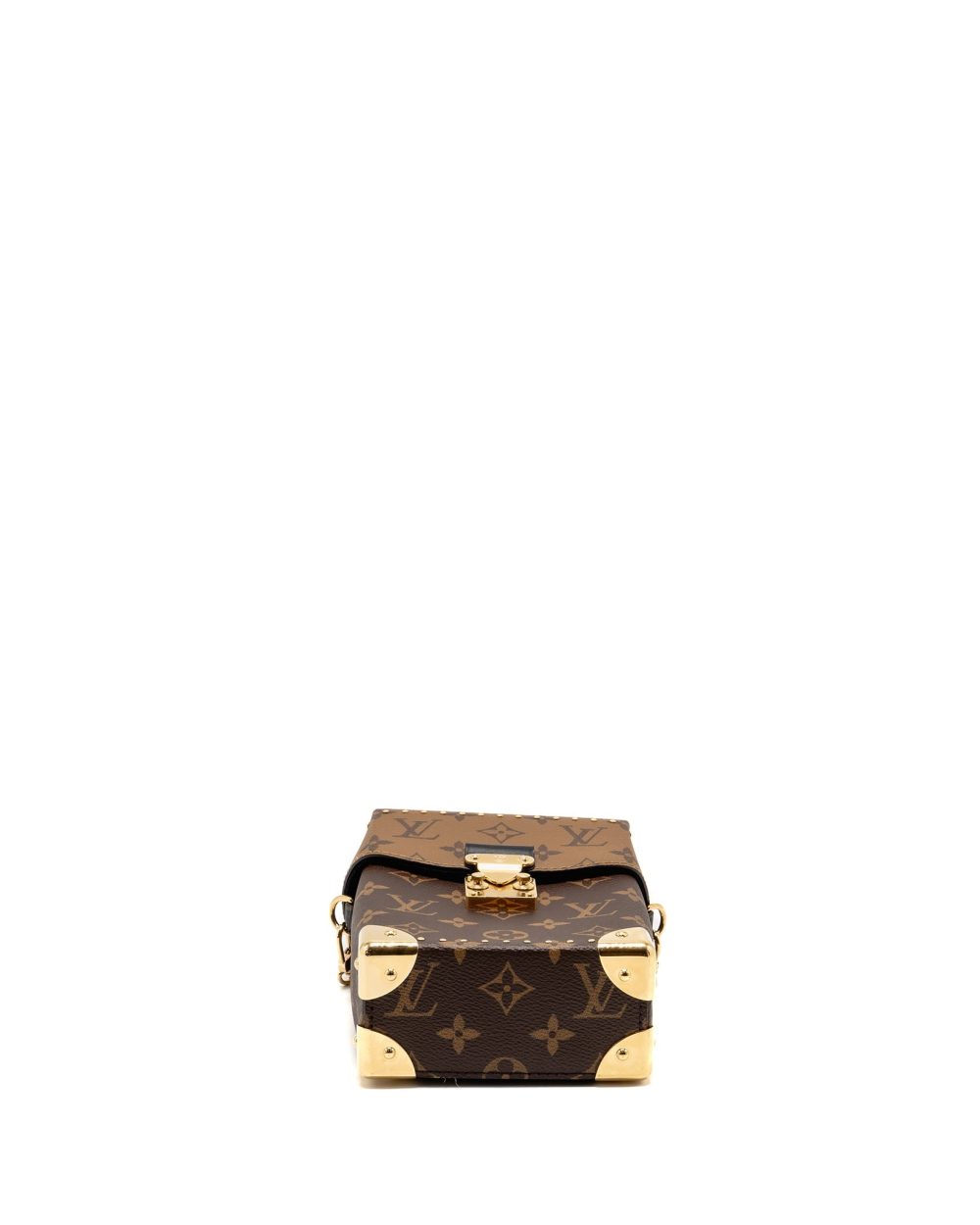 AAA Replica Louis Vuitton LV TOP HANDLE CAMERA BOX MONOGRAM REVERSE CANVAS GHW M82465