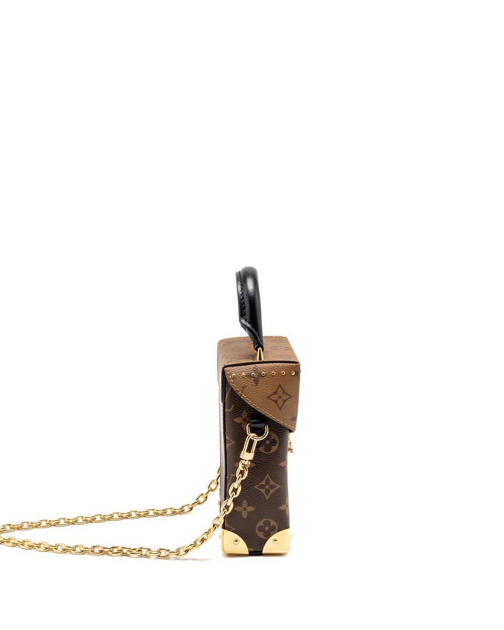 AAA Replica Louis Vuitton LV TOP HANDLE CAMERA BOX MONOGRAM REVERSE CANVAS GHW M82465