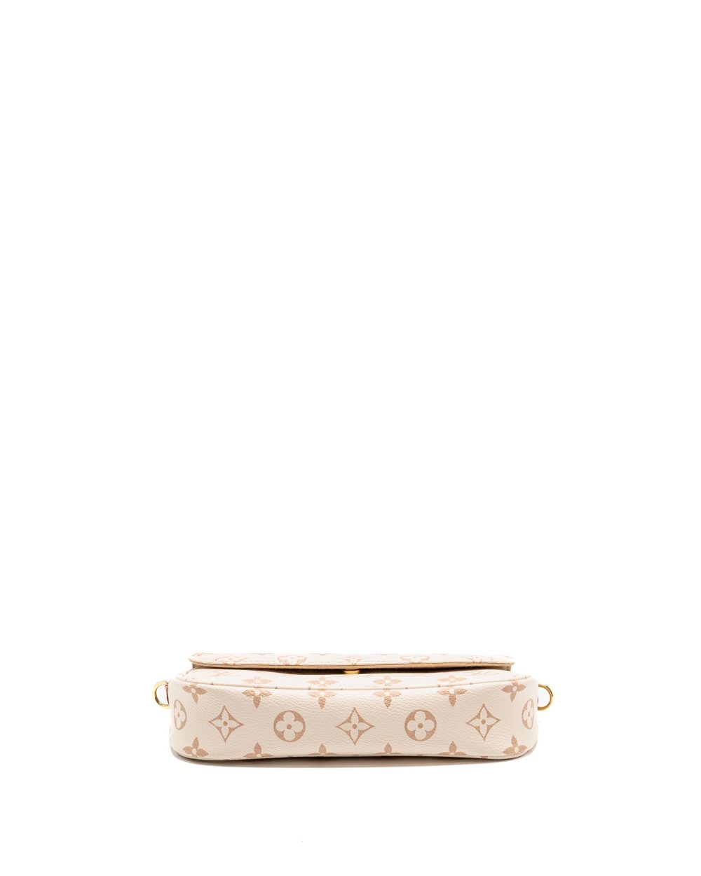 AAA Replica Louis Vuitton LV IVY WALLET ON CHAIN MONOGRAM DUNE CANVAS BEIGE/CREAM GHW