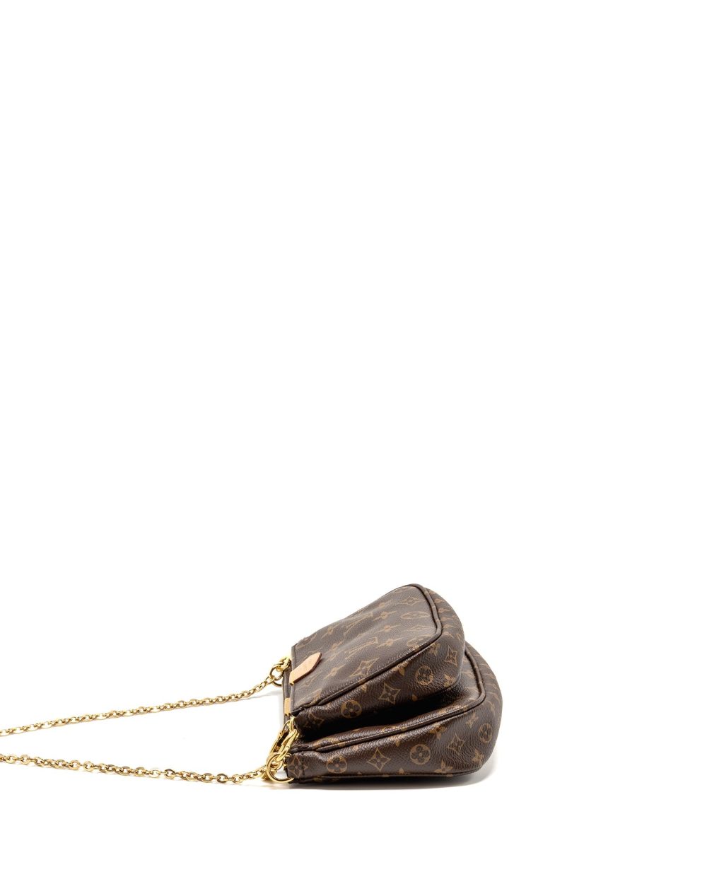 AAA Replica Louis Vuitton LV MULTI POCHETTE ACCESSORIES KHAKI STRAP MONOGRAM CANVAS GHW