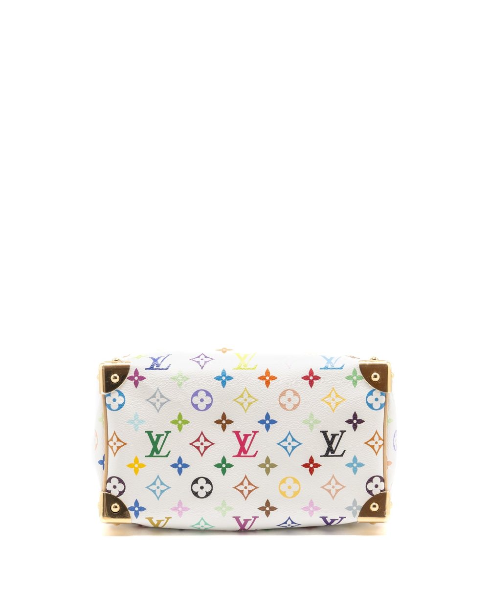 AAA Replica Louis Vuitton LV LV X TM SPEEDY BANDOULIÈRE 25 MONOGRAM CANVAS WHITE/ MULTICOLOUR GHW