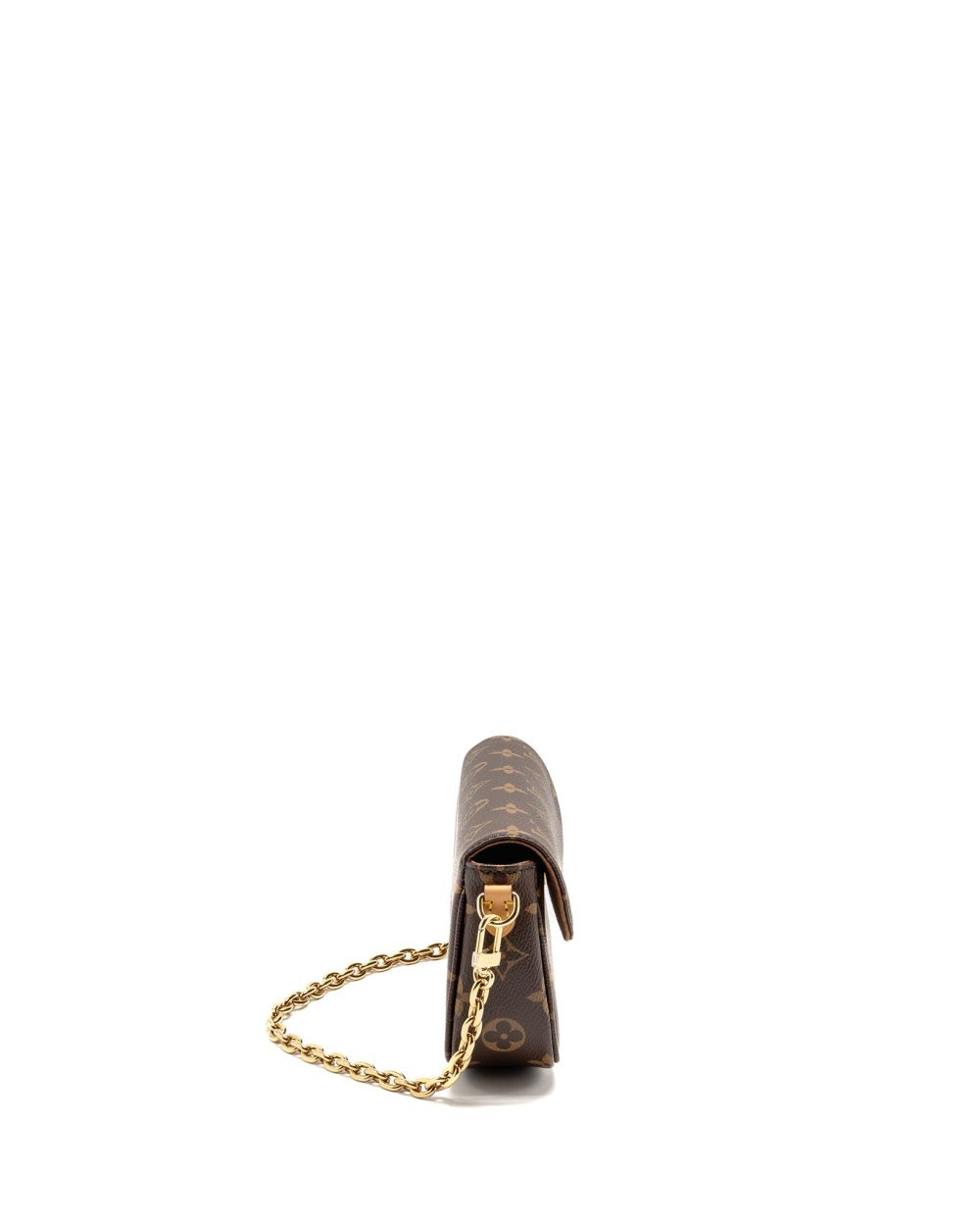 AAA Replica Louis Vuitton LV IVY WALLET ON CHAIN MONOGRAM CANVAS GHW