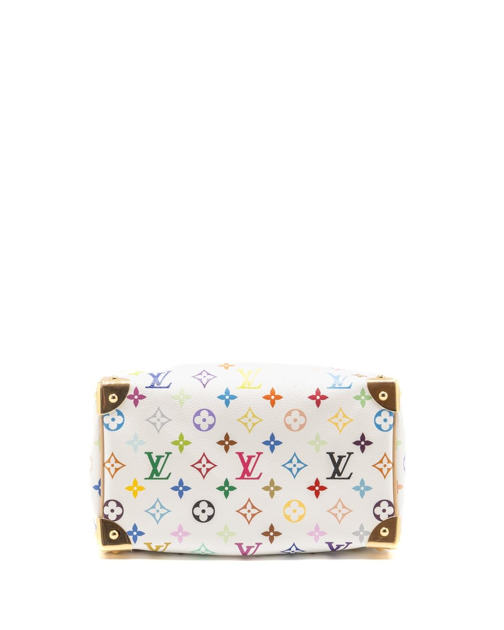 AAA Replica Louis Vuitton LV X TAKASHI MURAKAMI SPEEDY BANDOULIÈRE 25 MONOGRAM CANVAS WHITE/ MULTICOLOUR GHW