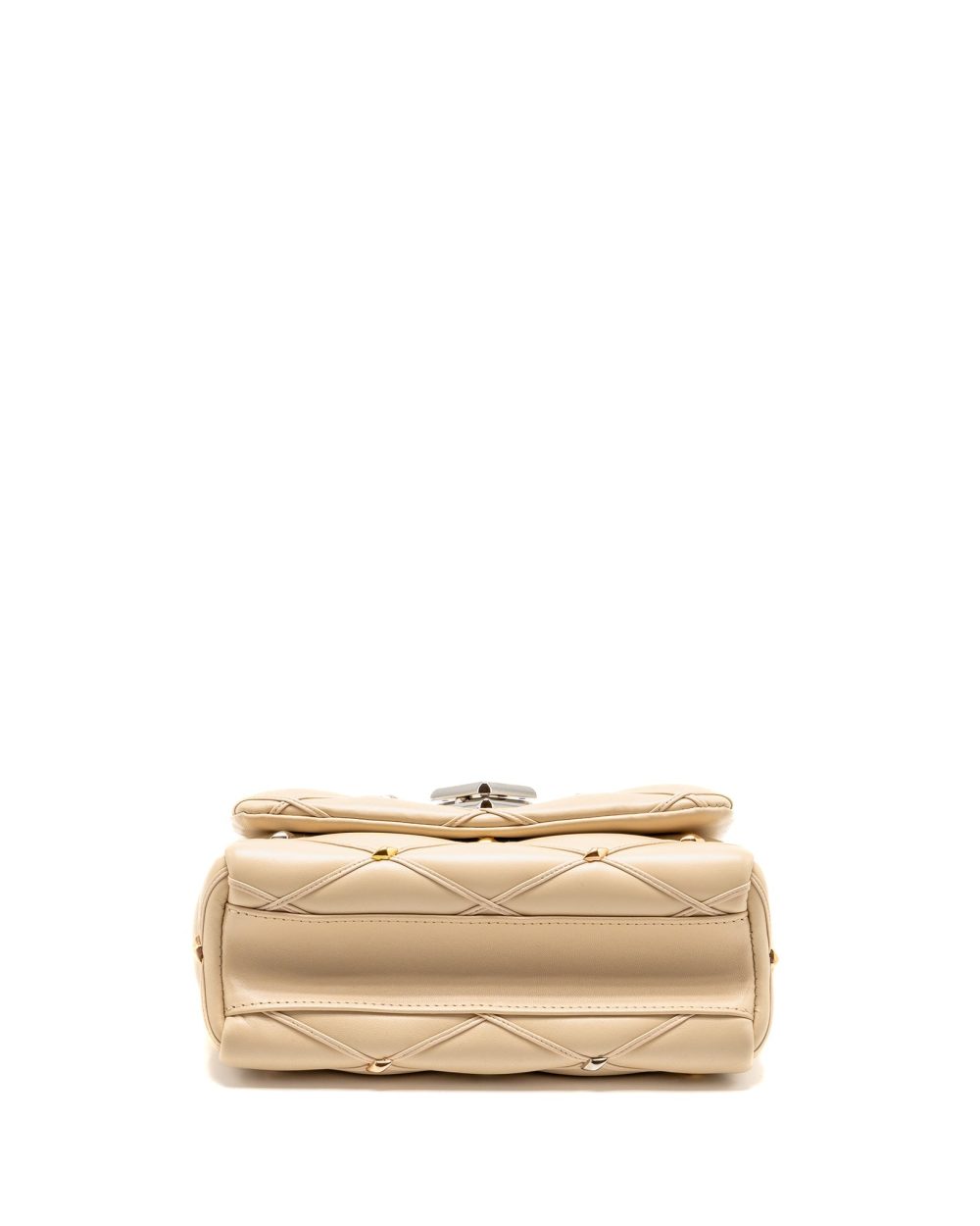 AAA Replica Louis Vuitton LV GO-14 MM LAMBSKIN BEIGE MULTICOLOUR HARDWARE