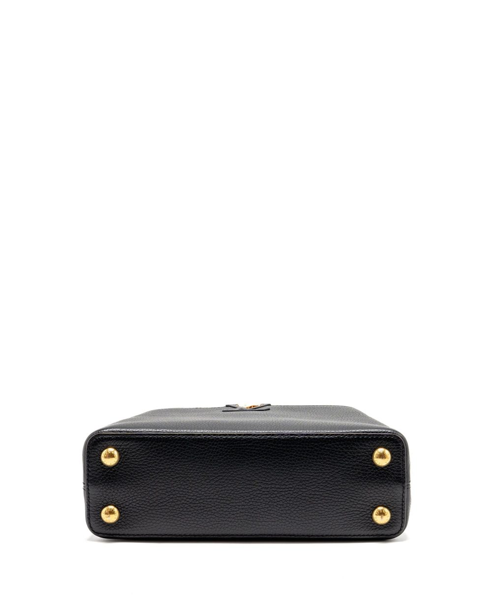 AAA Replica Louis Vuitton LV CAPUCINES BB CALFSKIN BLACK GHW