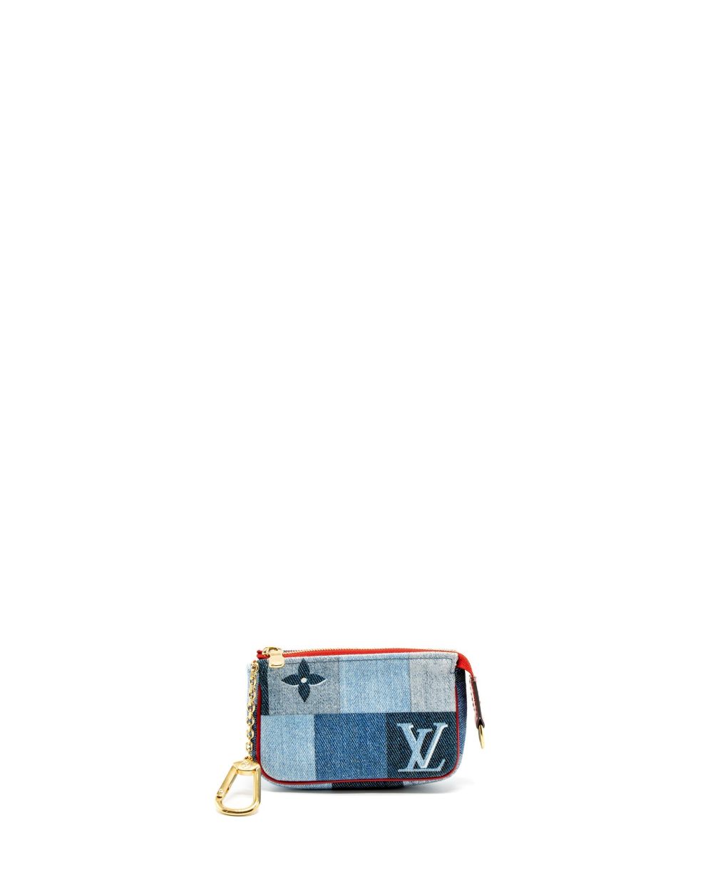 AAA Replica Louis Vuitton LV LIMITED EDITION ROUGE MICRO POCHETTE MONOGRAM JACQUARD DENIM BLUE GHW