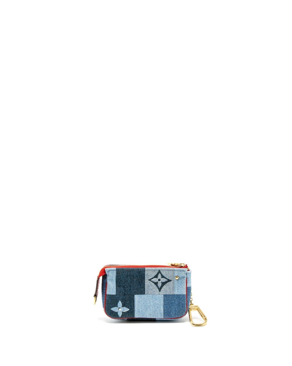 AAA Replica Louis Vuitton LV LIMITED EDITION ROUGE MICRO POCHETTE MONOGRAM JACQUARD DENIM BLUE GHW
