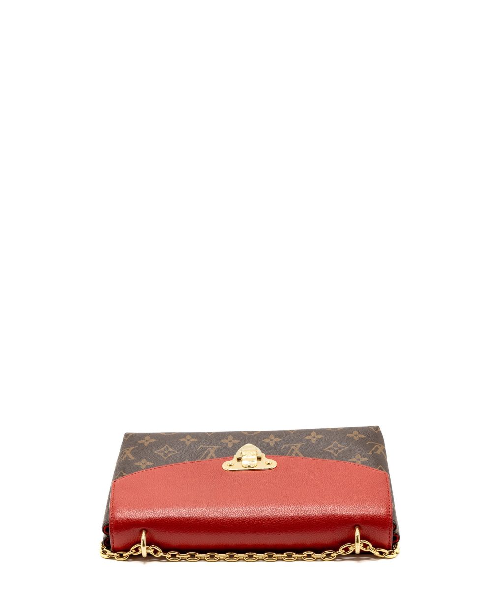 AAA Replica Louis Vuitton LV PALLAS CHAIN BAG MONOGRAM CANVAS/ LEATHER CERISE GHW