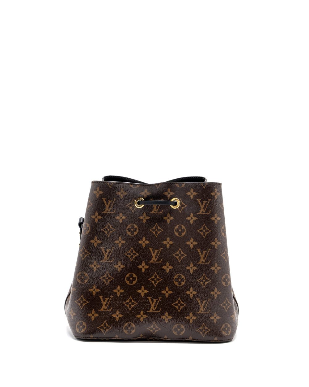 AAA Replica Louis Vuitton LV NEONOE MM MONOGRAM CANVAS BLACK GHW