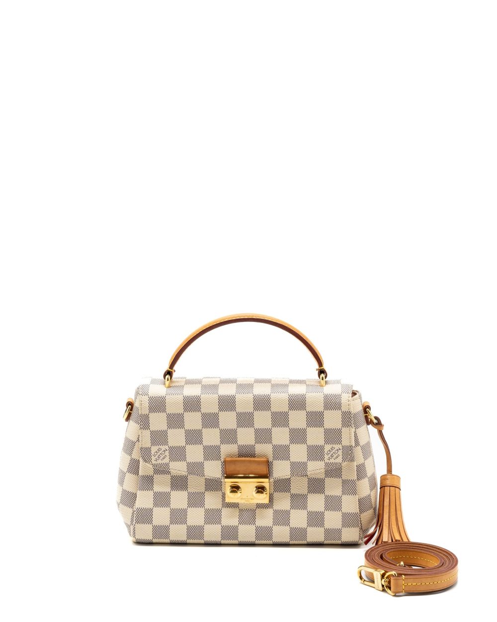 AAA Replica Louis Vuitton LV CROISETTE DAMIER AZUR CANVAS GHW