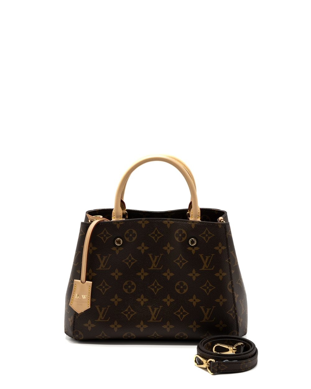 AAA Replica Louis Vuitton LV MONTAIGNE BB MONOGRAM CANVAS GHW