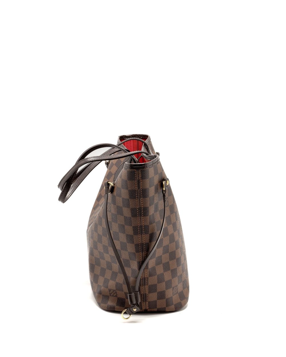 AAA Replica Louis Vuitton LV NEVERFULL MM DAMIER EBENE CANVAS GHW