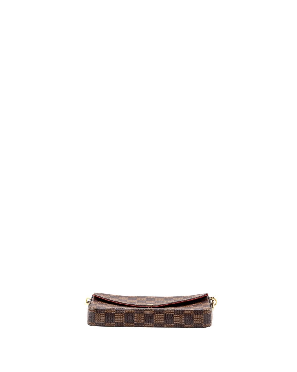 AAA Replica Louis Vuitton LV FELICIE POCHETTE DAMIER EBÈNE CANVAS GHW