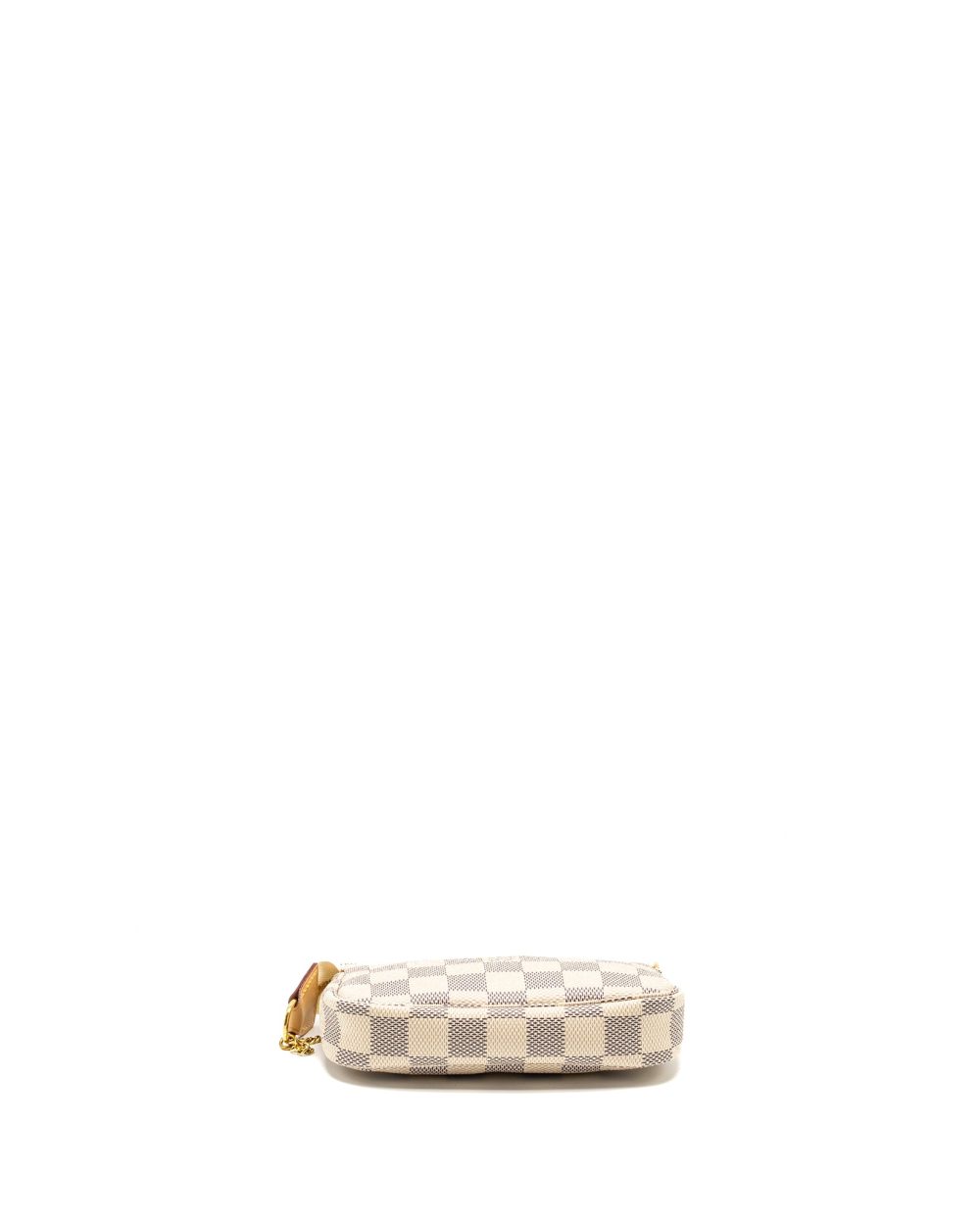 AAA Replica Louis Vuitton LV MINI POCHETTE ACCESSORIES DAMIER AZUR CANVAS GHW
