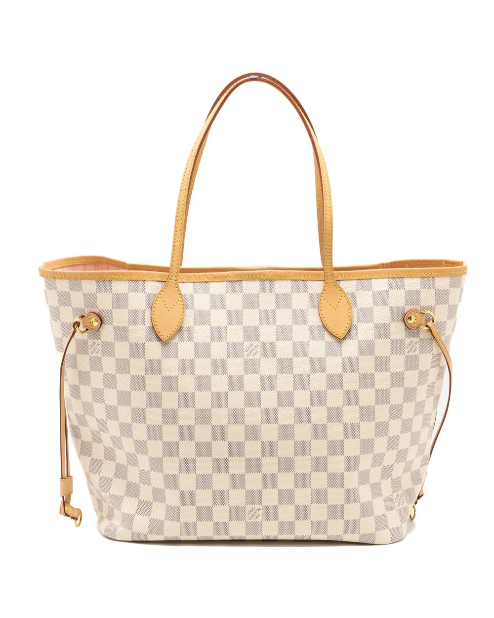 AAA Replica Louis Vuitton LV NEVERFULL MM DAMIER AZUR CANVAS GHW