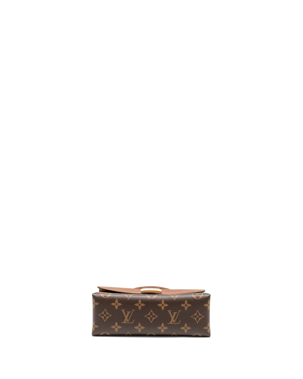 AAA Replica Louis Vuitton LV LOCK BB MONOGRAM CANVAS BROWN GHW