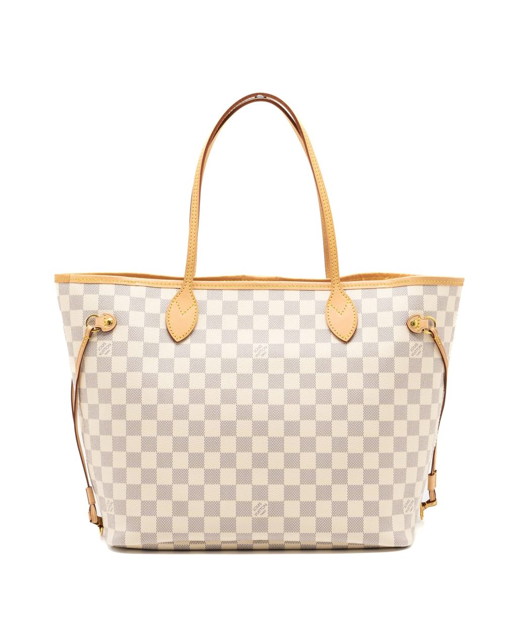 AAA Replica Louis Vuitton LV NEVERFULL MM DAMIER AZUR CANVAS GHW