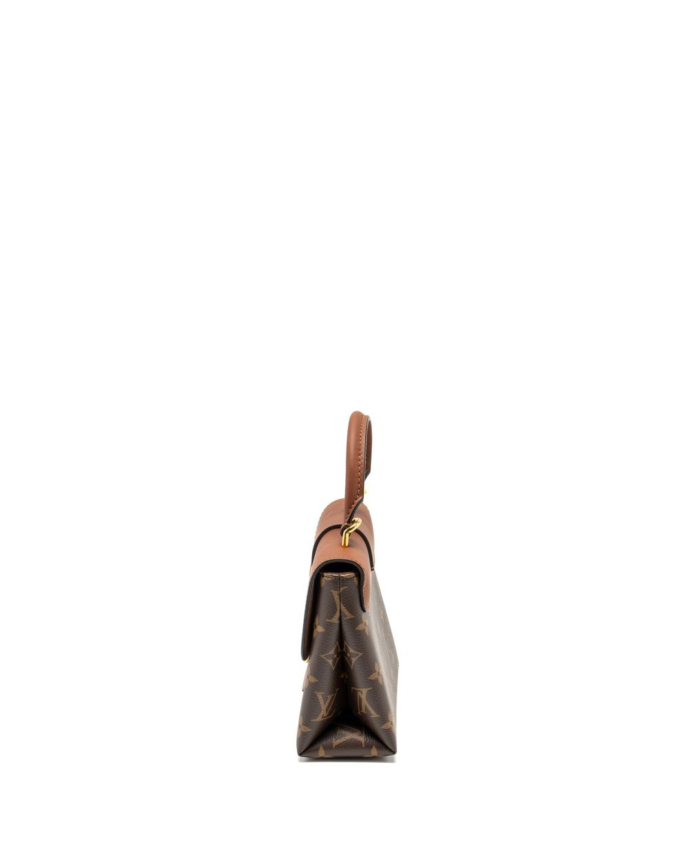AAA Replica Louis Vuitton LV LOCK BB MONOGRAM CANVAS BROWN GHW