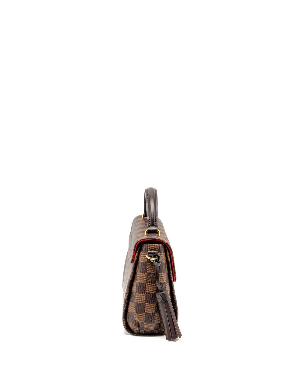 AAA Replica Louis Vuitton LV CROISETTE DAMIER EBENE GHW