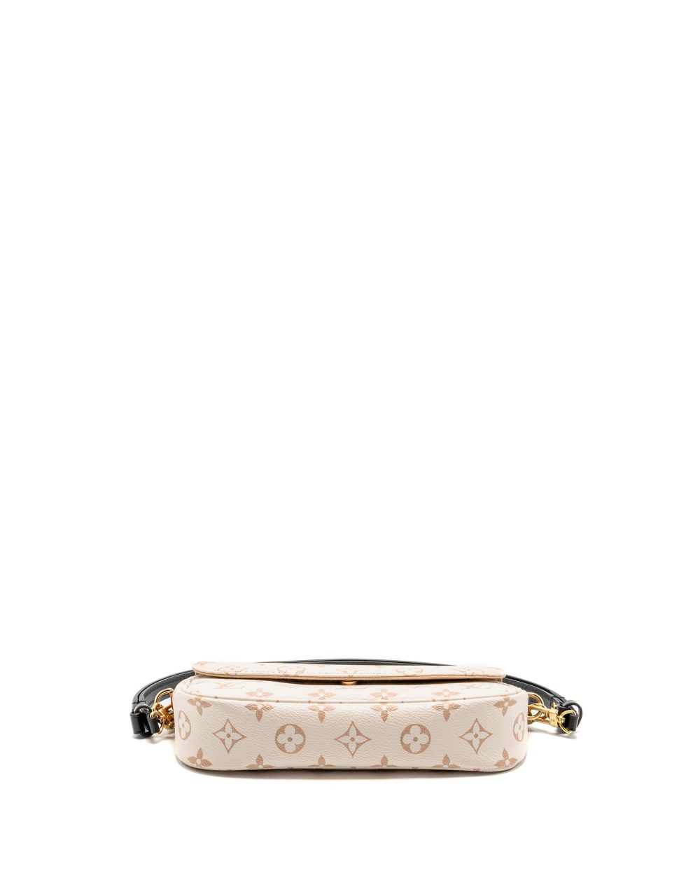 AAA Replica Louis Vuitton LV IVY WALLET ON CHAIN MONOGRAM CANVAS BEIGE/ CREAM GHW