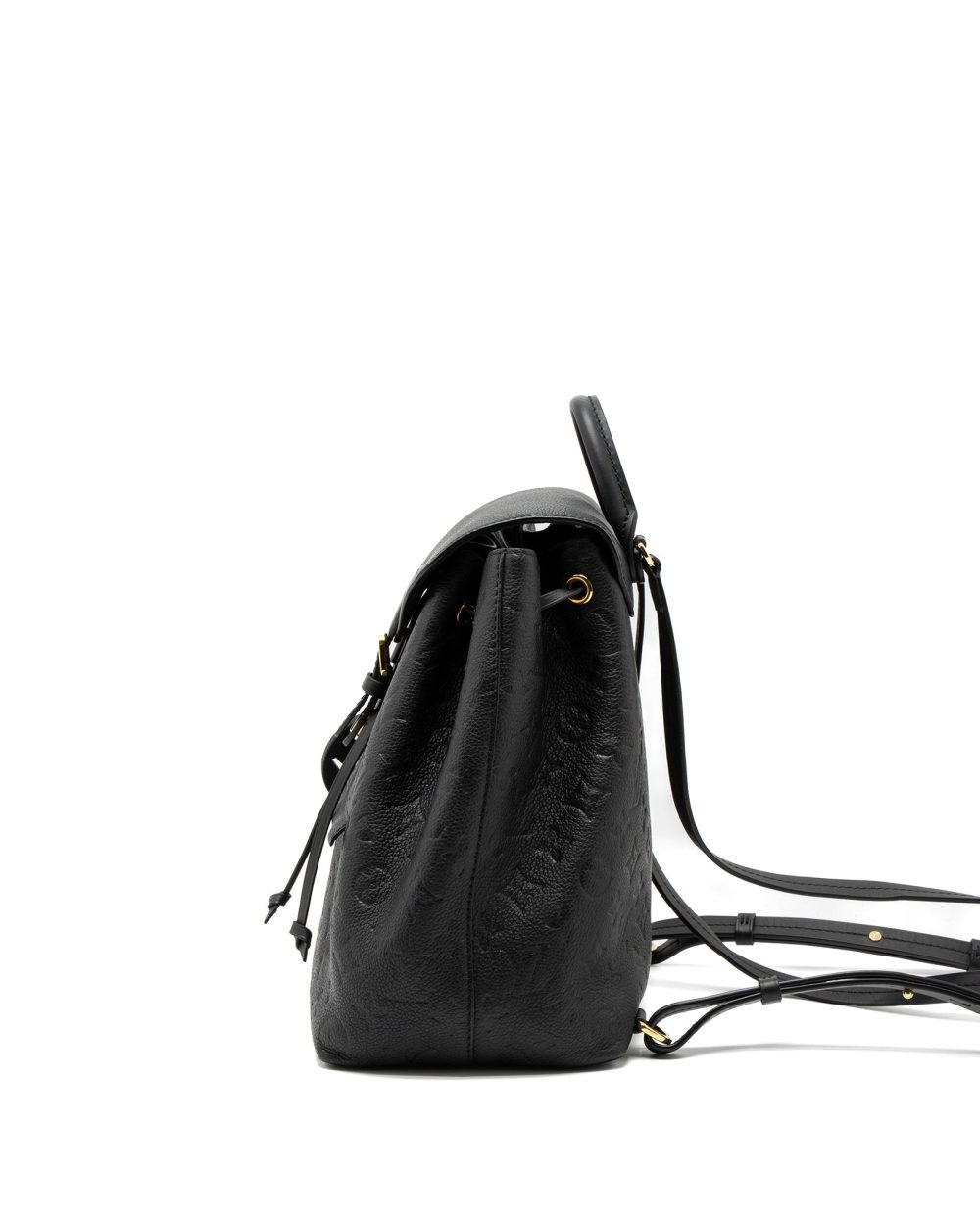 AAA Replica Louis Vuitton LV MONTSOURIS BACKPACK MONOGRAM EMPREINTE BLACK GHW (NEW VERSION)