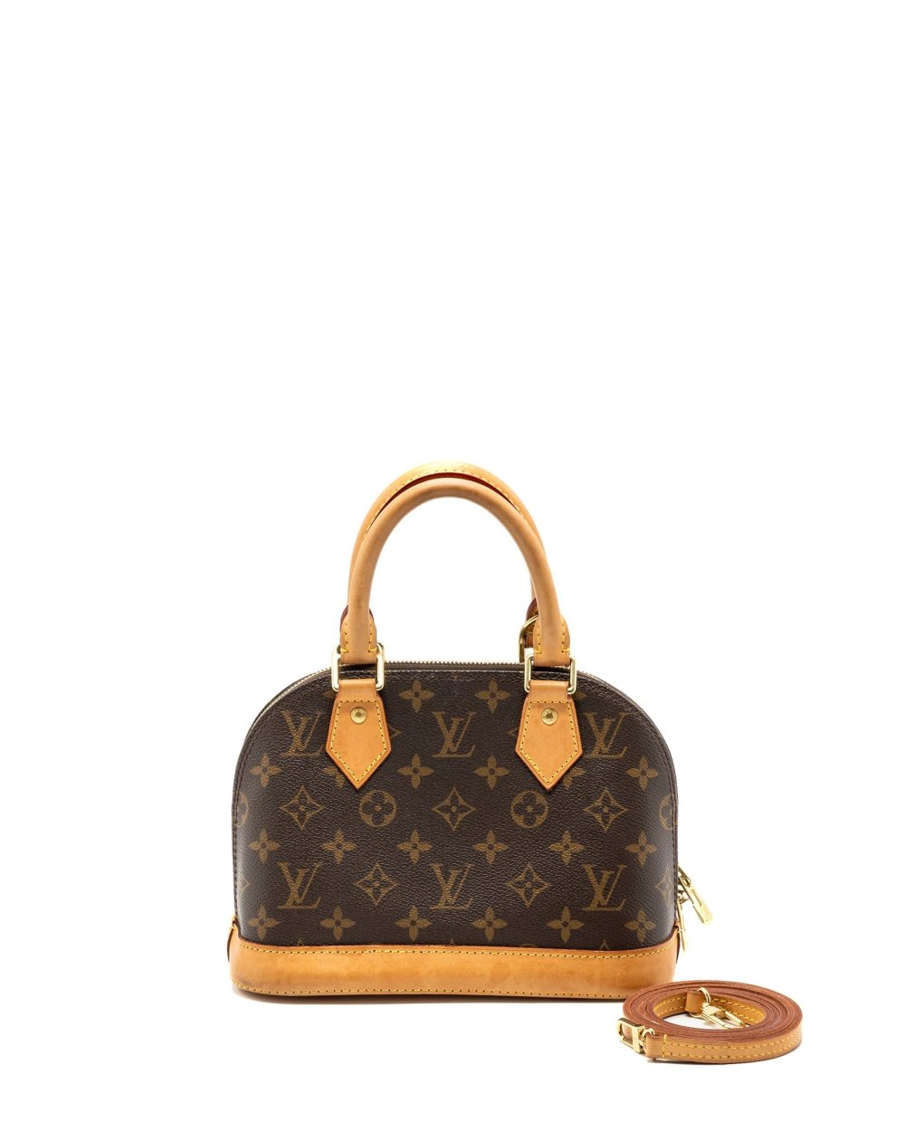 AAA Replica Louis Vuitton LV ALMA BB MONOGRAM CANVAS GHW