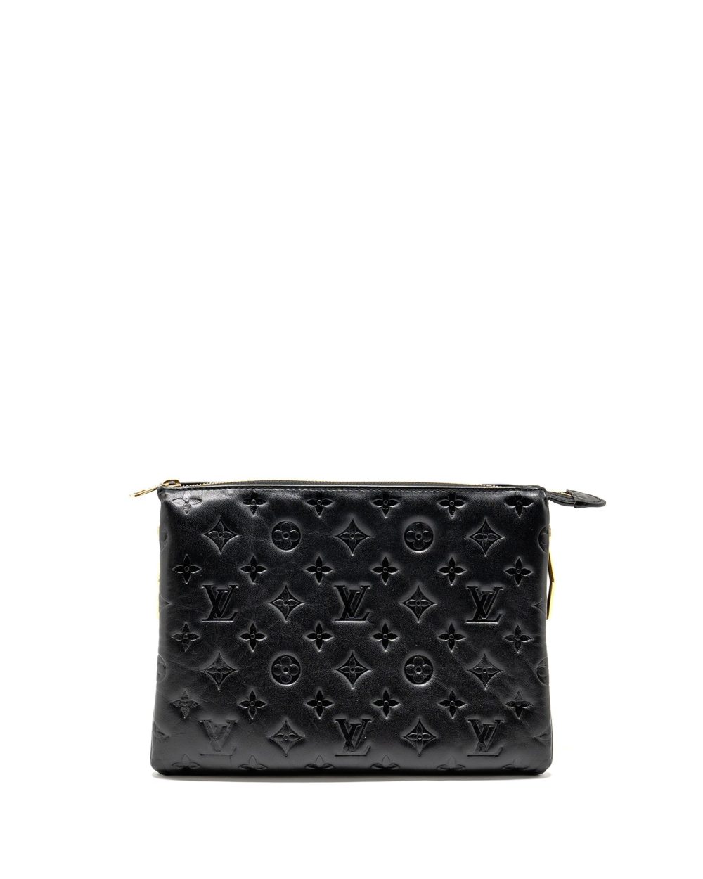 AAA Replica Louis Vuitton LV COUSSIN PM LAMBSKIN BLACK GHW