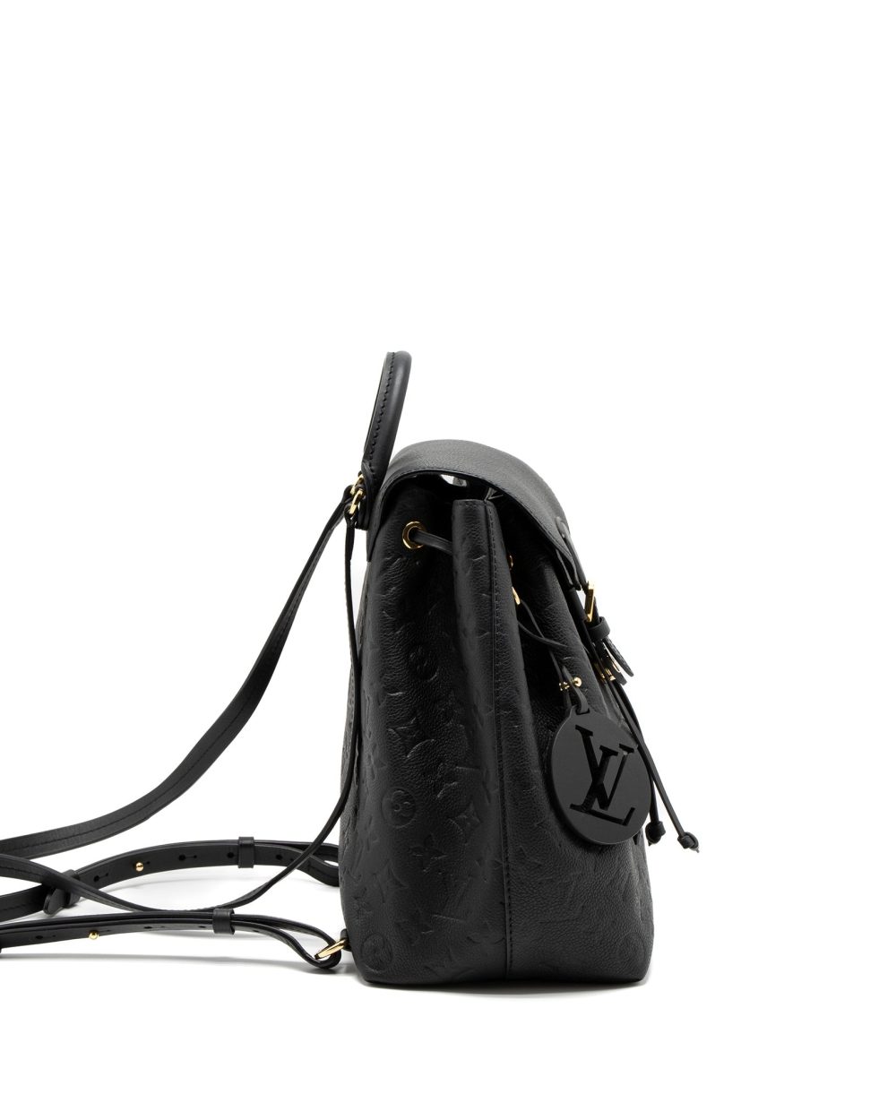 AAA Replica Louis Vuitton LV MONTSOURIS BACKPACK MONOGRAM EMPREINTE BLACK GHW (NEW VERSION)