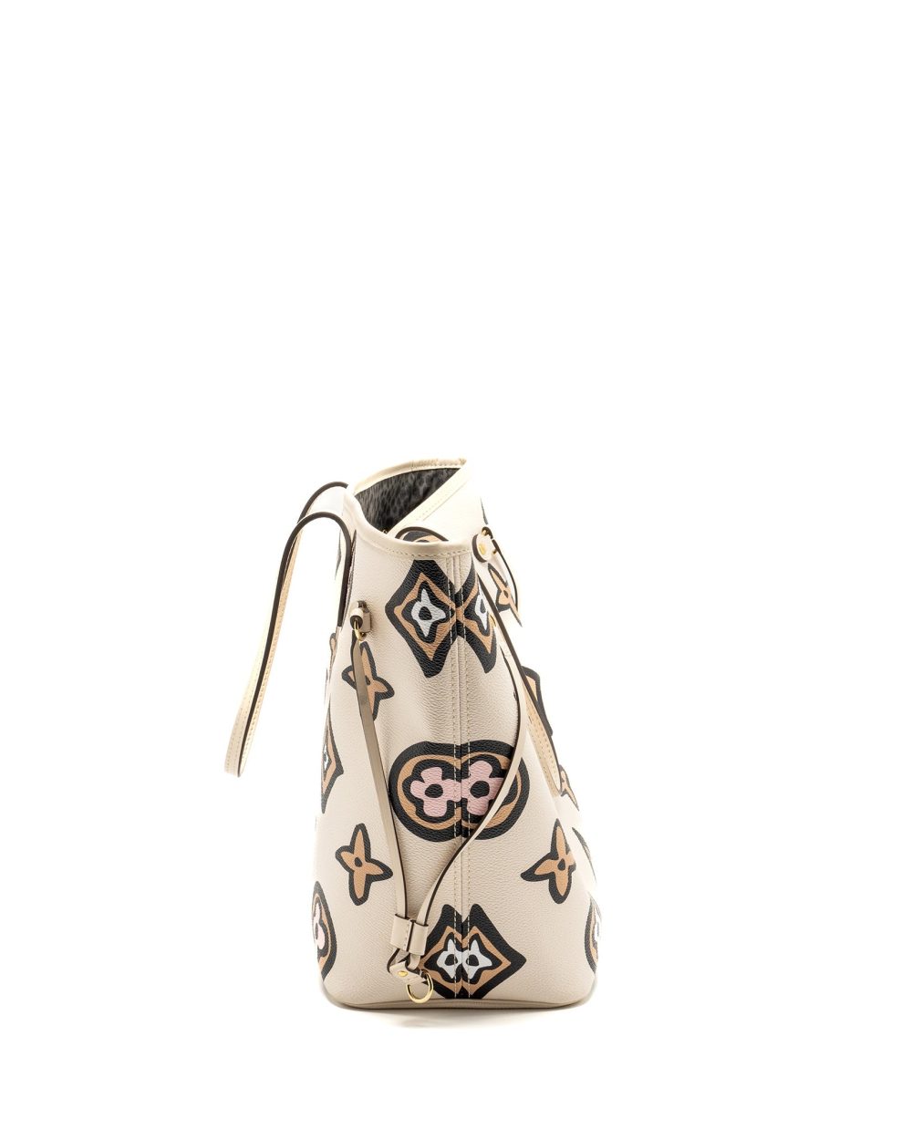 AAA Replica Louis Vuitton LV NEVERFULL MM WILD AT HEART EMPREINTE CREAM GHW