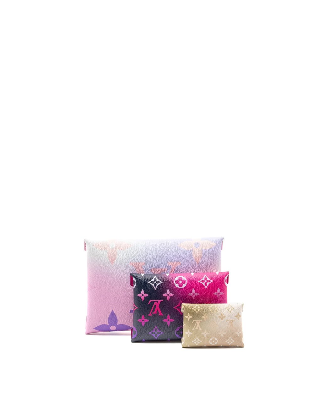 AAA Replica Louis Vuitton LV SUNRISE PASTEL KIRIGAMI POCHETTE MULTICOLOUR GHW