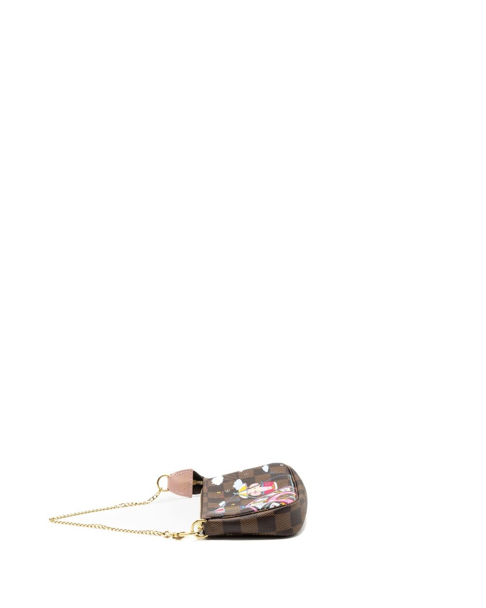 AAA Replica Louis Vuitton LV MINI POCHETTE ACCESSORIES CHRISTMAS LIMITED EDITION MULTICOLOR GHW