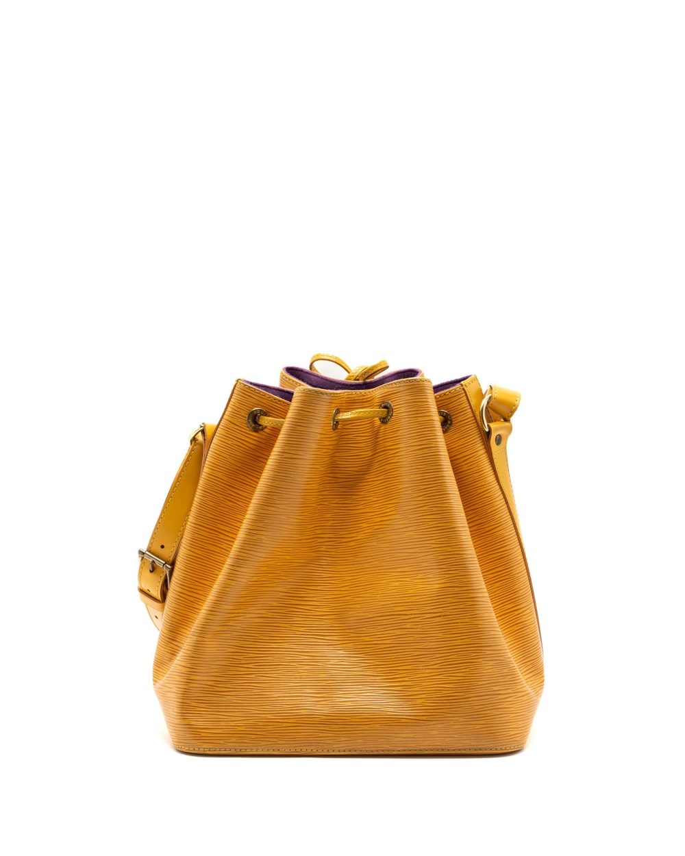 AAA Replica Louis Vuitton LV VINTAGE PETIT NOE EPI YELLOW GHW