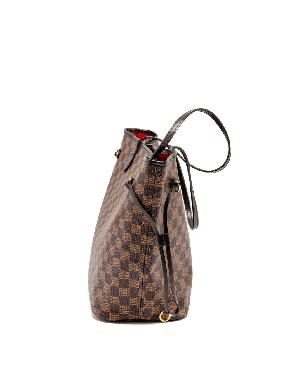 AAA Replica Louis Vuitton LV NEVERFULL MM DAMIER EBENE CANVAS GHW