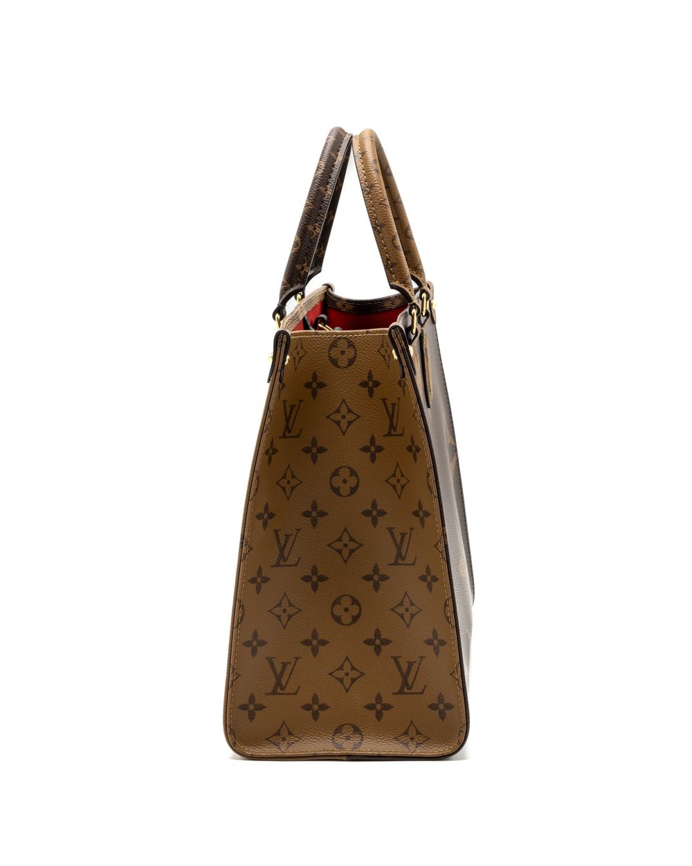 AAA Replica Louis Vuitton LV ONTHEGO MM MONOGRAM REVERSE CANVAS GHW