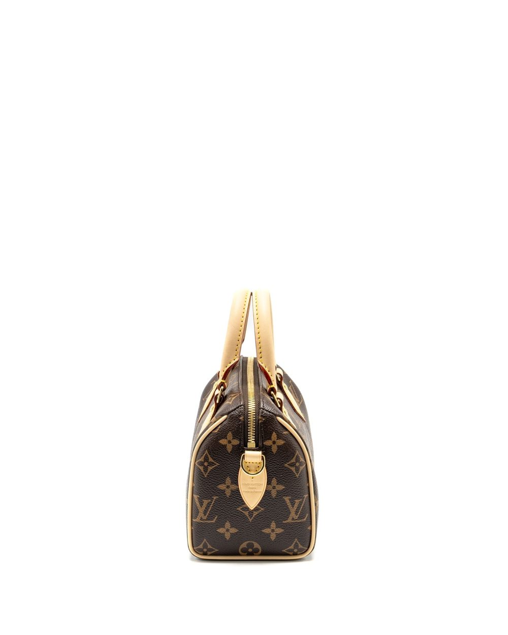 AAA Replica Louis Vuitton LV SPEEDY BANDOULIERE 20 MONOGRAM CANVAS BLACK STRAP GHW