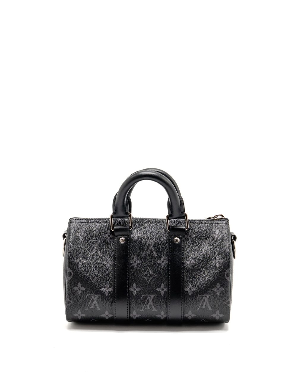 AAA Replica Louis Vuitton LV KEEPALL BANDOULIERE 25 MONOGRAM ECLIPSE SHW