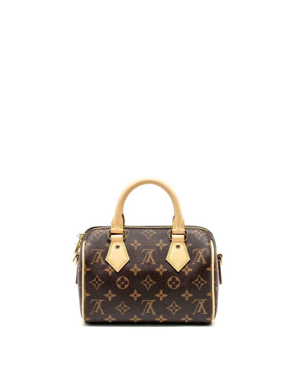 AAA Replica Louis Vuitton LV SPEEDY BANDOULIERE 20 MONOGRAM CANVAS BLACK STRAP GHW